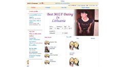 Desktop Screenshot of milf.dating.lt