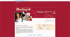 Desktop Screenshot of dating.lt