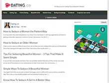 Tablet Screenshot of dating.co