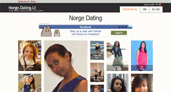 Desktop Screenshot of norge.dating.lt